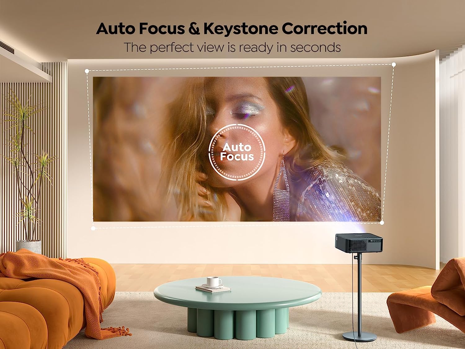 Yaber K2s - FDH Projector with Sound By JBL/Dolby Atoms  (Use Code YABER5 to Get 5% Discount)