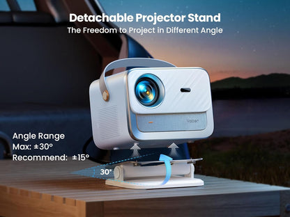 Yaber V12- Smart Home Theater Projector with WiFi6, BT 5.2 , Licensed Netflix and Dolby Audio (Use Code YABER5 to Get 5% Discount)