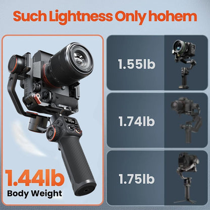 (Refurbished) Hohem MT2  3-Axis Gimbal for Camera, Pocket Camera, Action Camera and Smart Phone