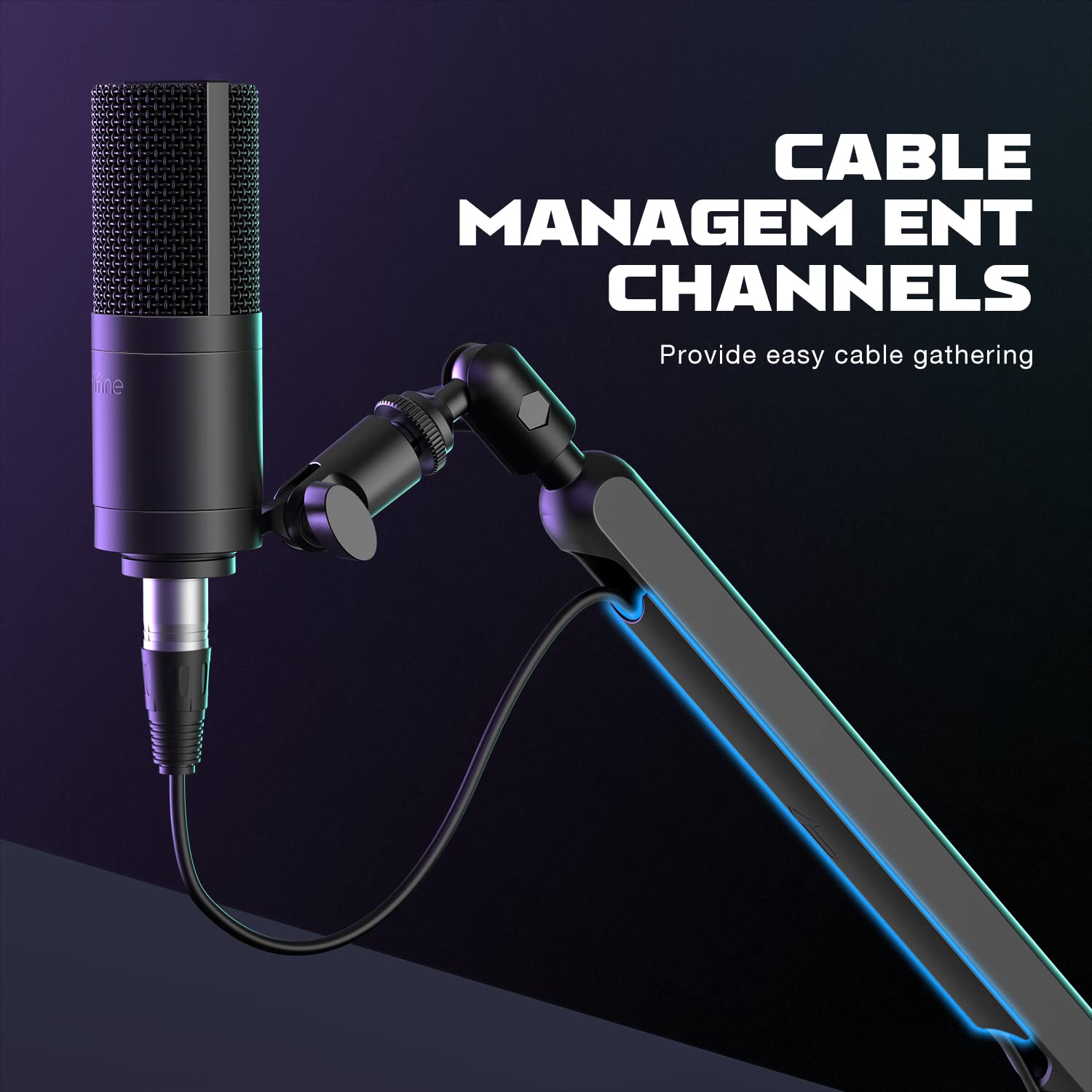 Fifine BM88 - Microphone Stand (Black)