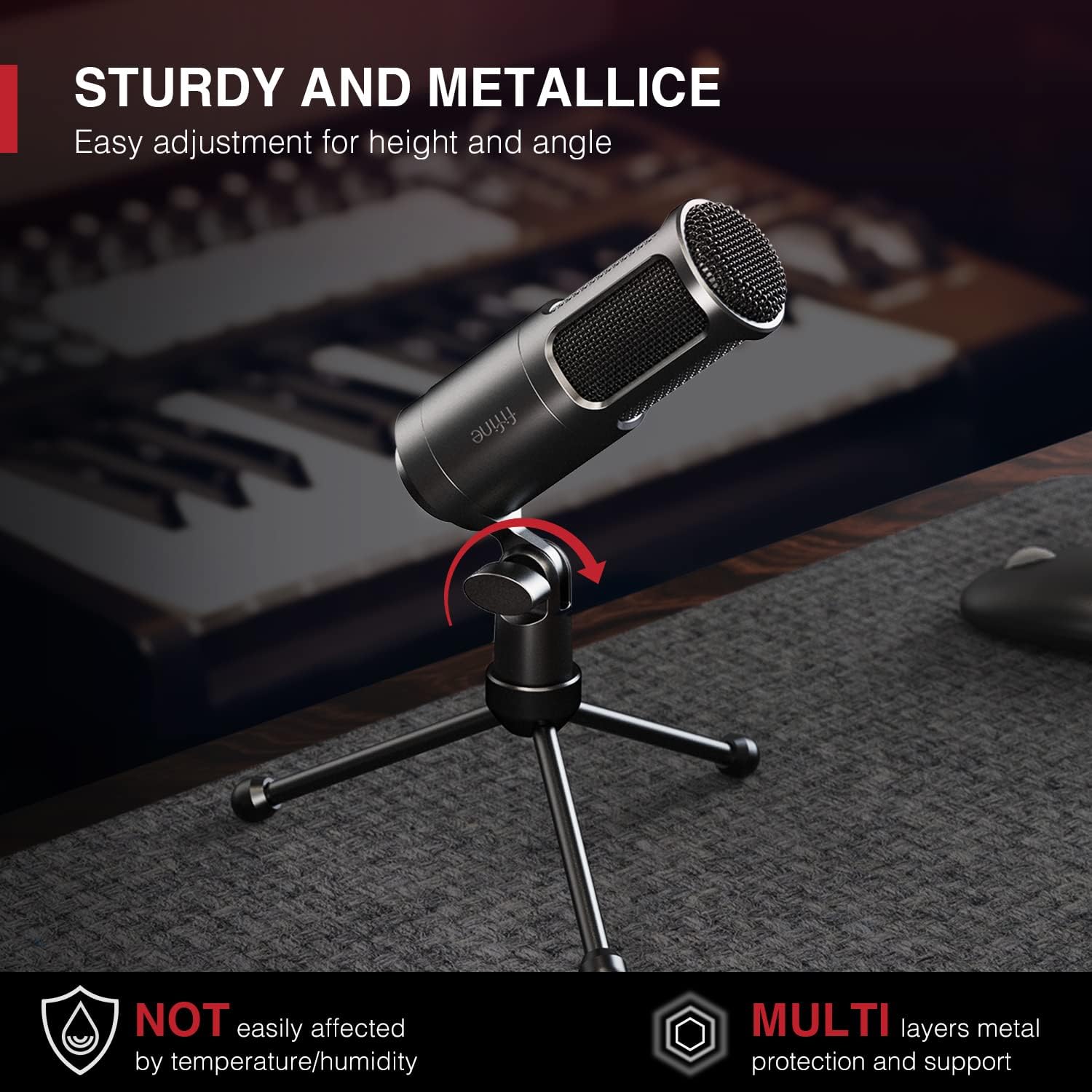 (Refurbished) Fifine K669D - XLR Dynamic Microphone