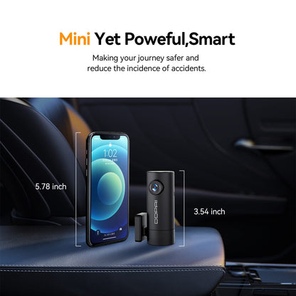 (Refurbished) DDPAI Mini Pro - 1296P Dash Camera