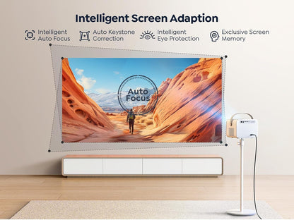 Yaber V12- Smart Home Theater Projector with WiFi6, BT 5.2 , Licensed Netflix and Dolby Audio (Use Code YABER5 to Get 5% Discount)