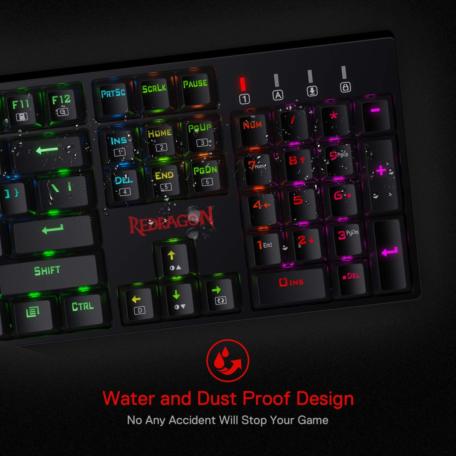 (Refurbished) Redragon Surara K582 RGB Mechanical Keyboard (Blue Switch)