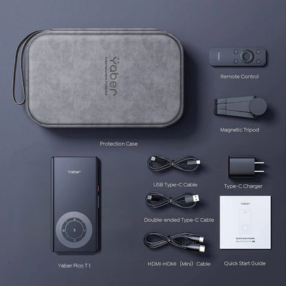 Yaber Pico T1 - Mini Pocket Projector  (Use Code YABER5 to Get 5% Discount)