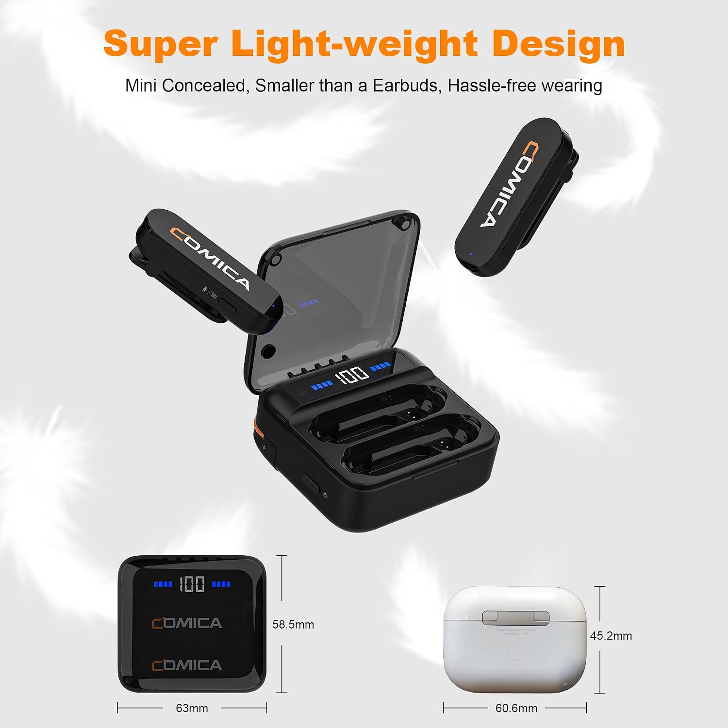 Comica Vimo S UC - 2.4G Dual-Channel Mini wireless Microphone