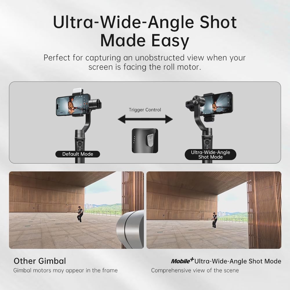 (Refurbished) Hohem iSteady Mobile + Kit - Handheld Gimbal with Magnetic Fill Light