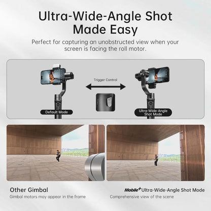(Refurbished) Hohem iSteady Mobile + Kit - Handheld Gimbal with Magnetic Fill Light
