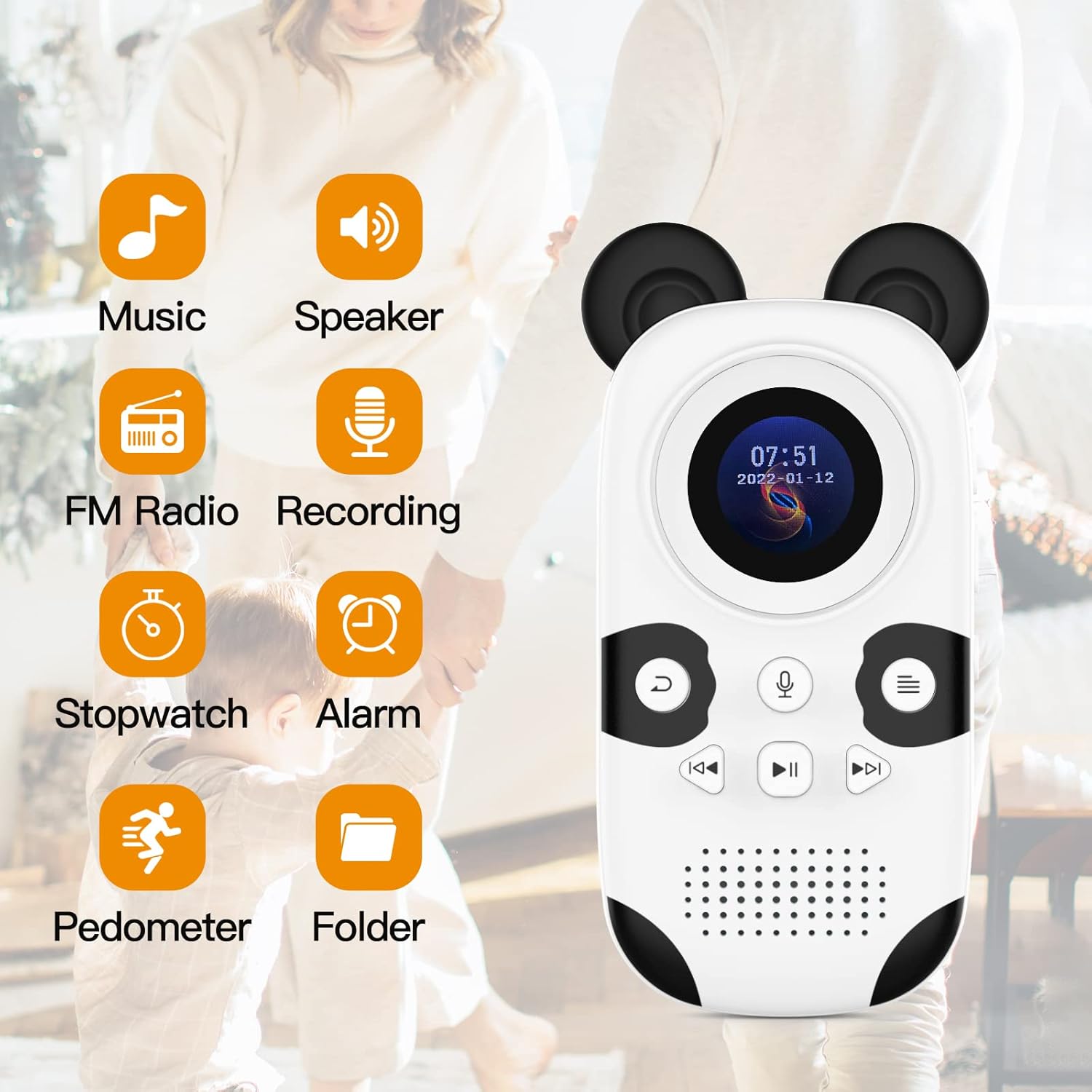 Ruizu X31 - 64GB Kids Music Players with Bluetooth