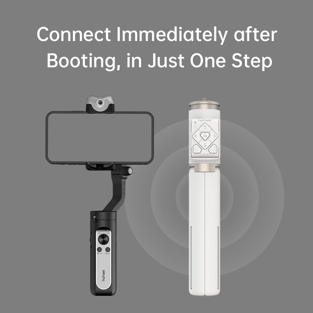 (Refurbished) Hohem RS01 - 3 in 1 Selfie Stick Extendable Stable Tripod with Remote Control