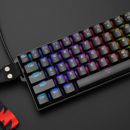 Redragon Fizz K617 - 60% Wired Mechanical Keyboard with Strap Black (Magnetic Switch)