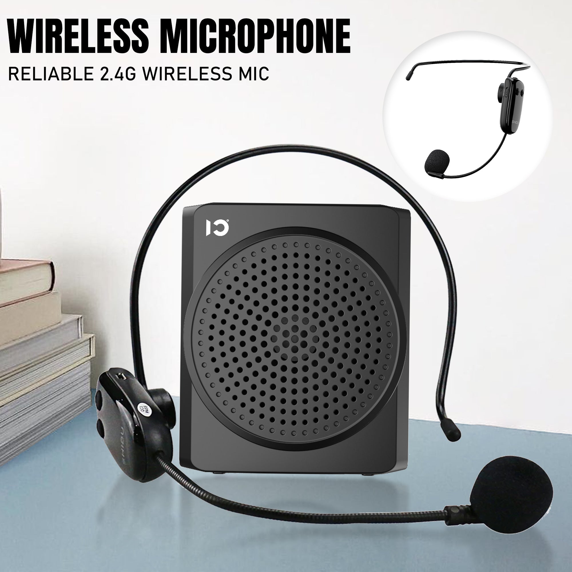 Shidu S617 Wireless - Wireless Portable Voice Amplifier With Bluetooth Speaker