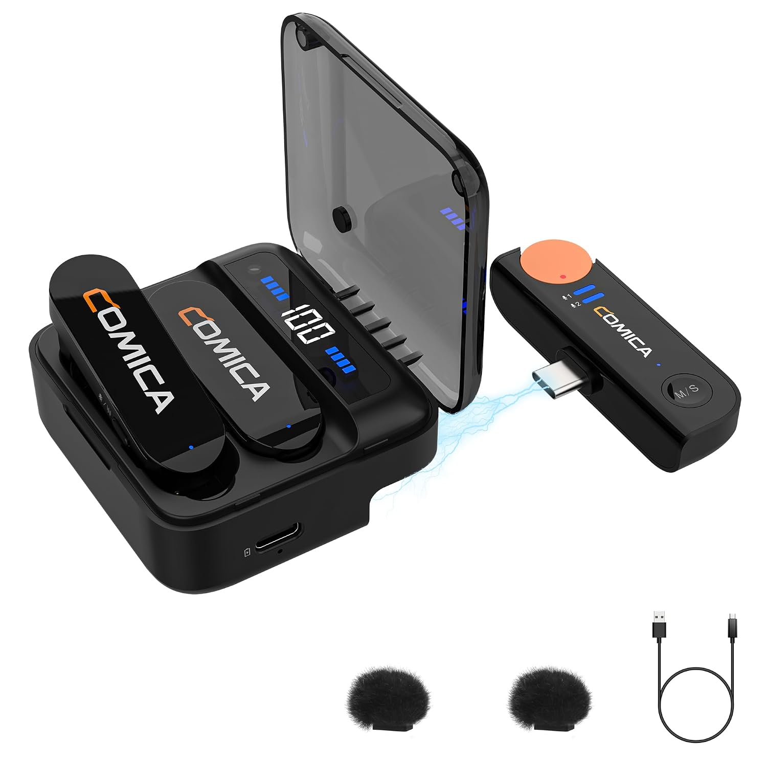 Comica Vimo S UC - 2.4G Dual-Channel Mini wireless Microphone