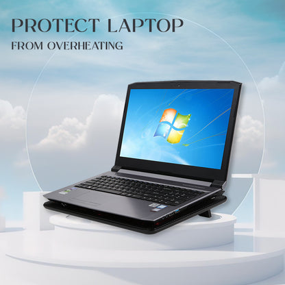 CLAW Breeze C3 - 3 Motor Laptop Cooling Pad with Dual USB Hub (Black and Blue)  (Use Code ORIGIN10 to Get 10% DIscount)