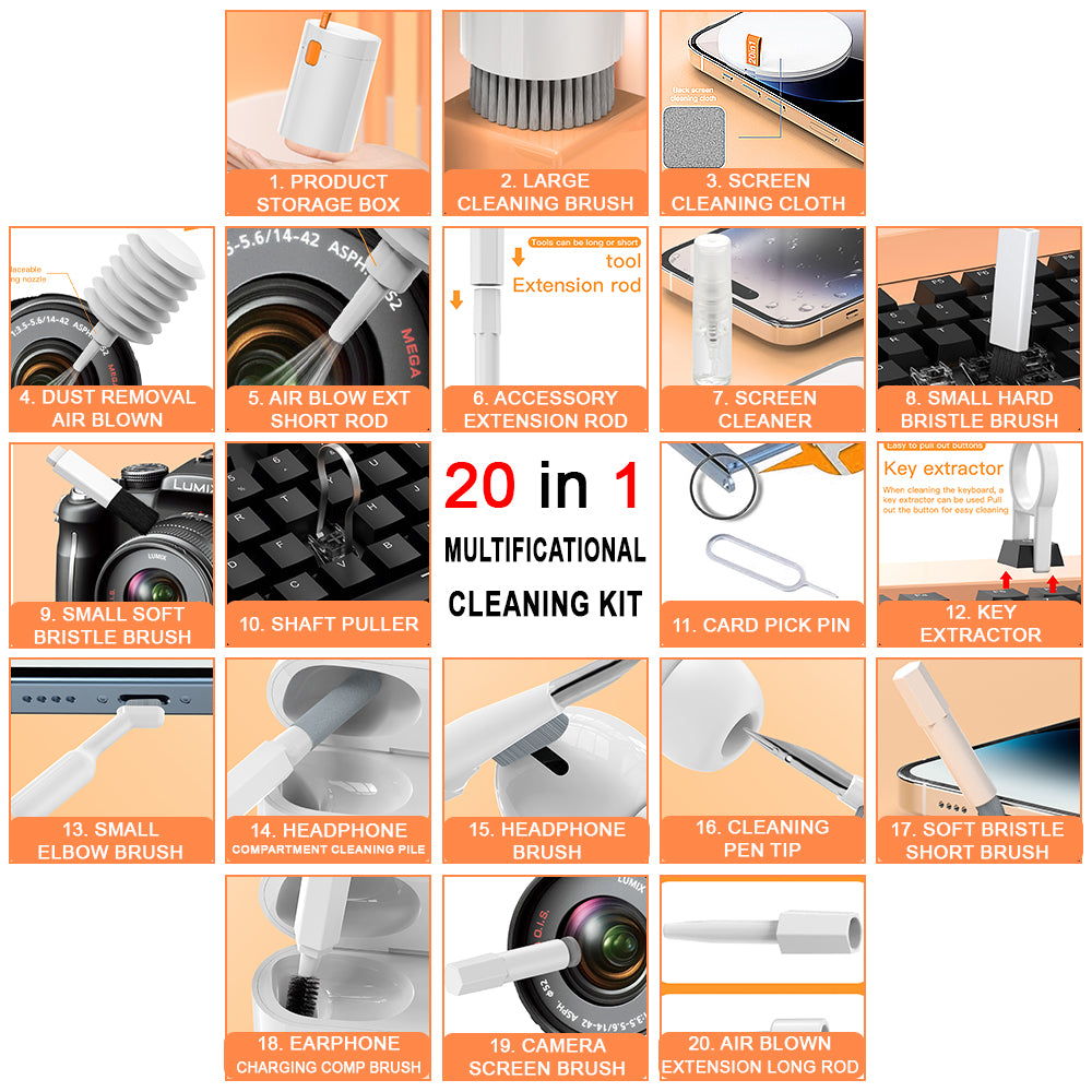 CLAW Q20 20-in-1 Cleaning Kit