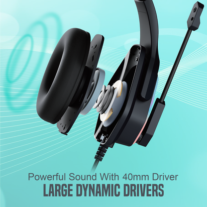 CLAW GH28 - RGB Gaming Headset with Microphone
