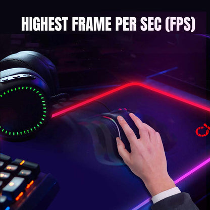 Refurbished CLAW Slide Wired Gaming RGB Mousepad (Large)