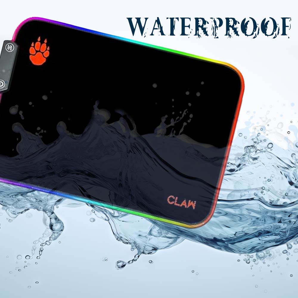 Refurbished CLAW Slide Wired Gaming RGB Mousepad (Large)