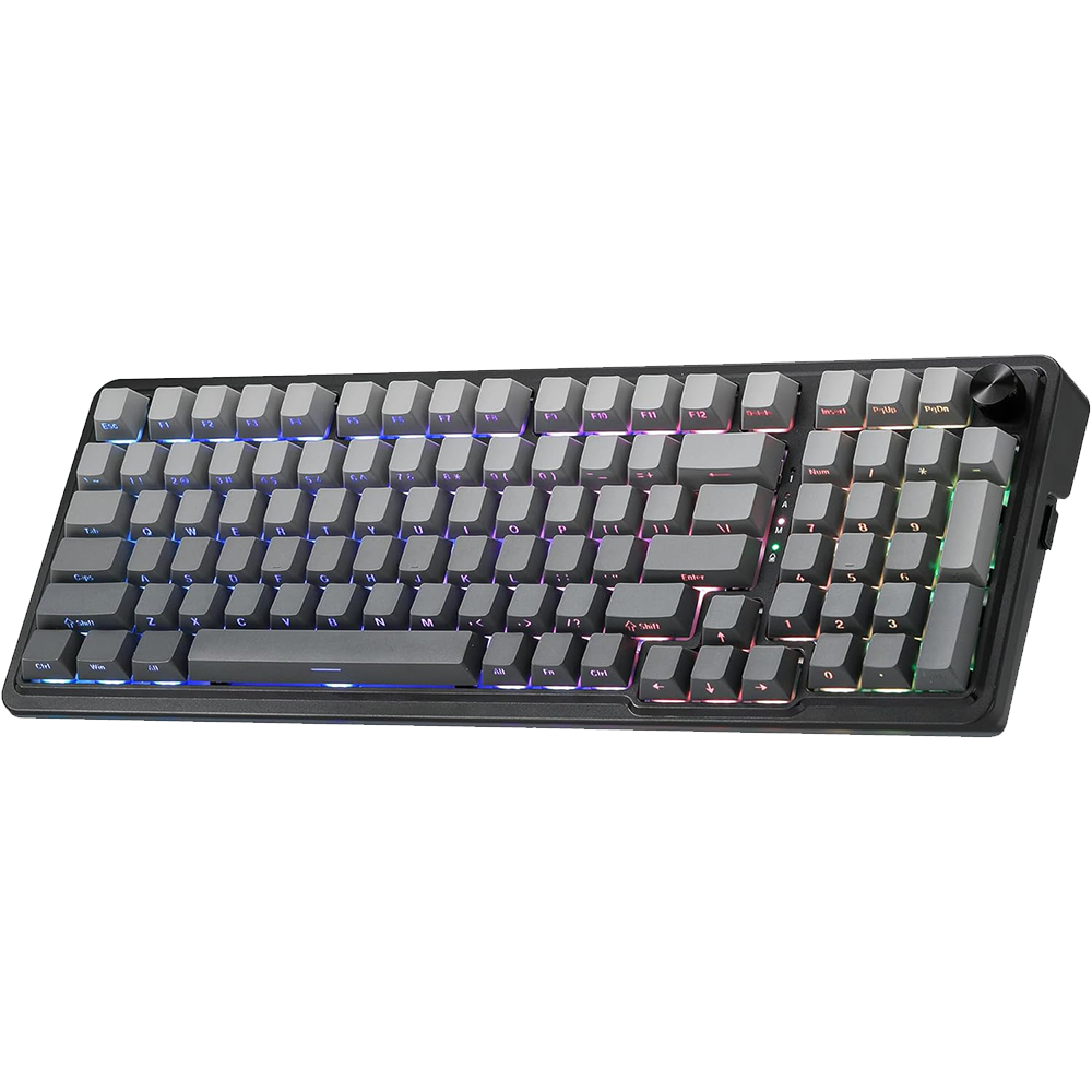Redragon Eisa Pro K686 Pro - Wired+2.4Ghz+Bluetooth RGB Mechanical Keyboard| Concrete Jungle (Custom Switch)
