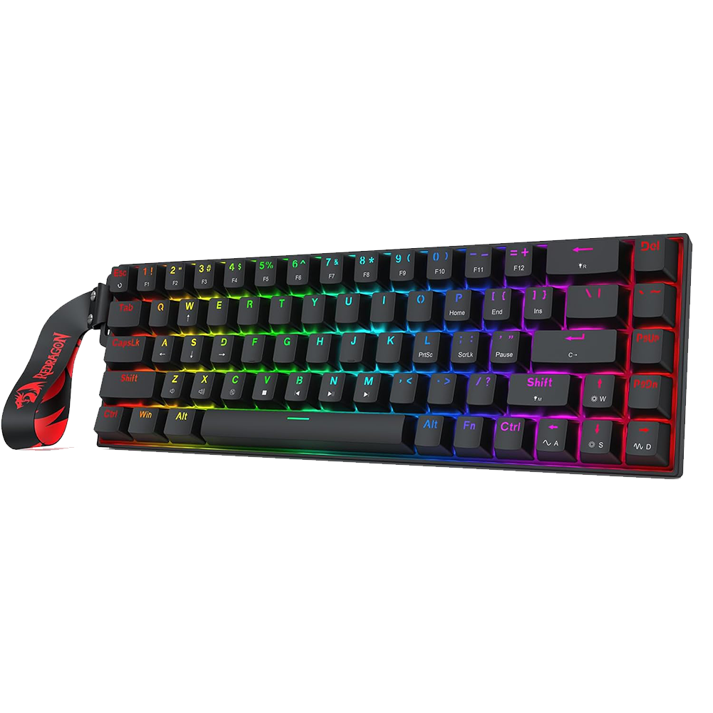 Redragon Castor K631 - 68 Keys Wired Mechanical Keyboard with Strap (Magnetic Switch)