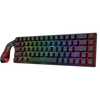 Redragon Castor K631 - 68 Keys Wired Mechanical Keyboard with Strap (Magnetic Switch)