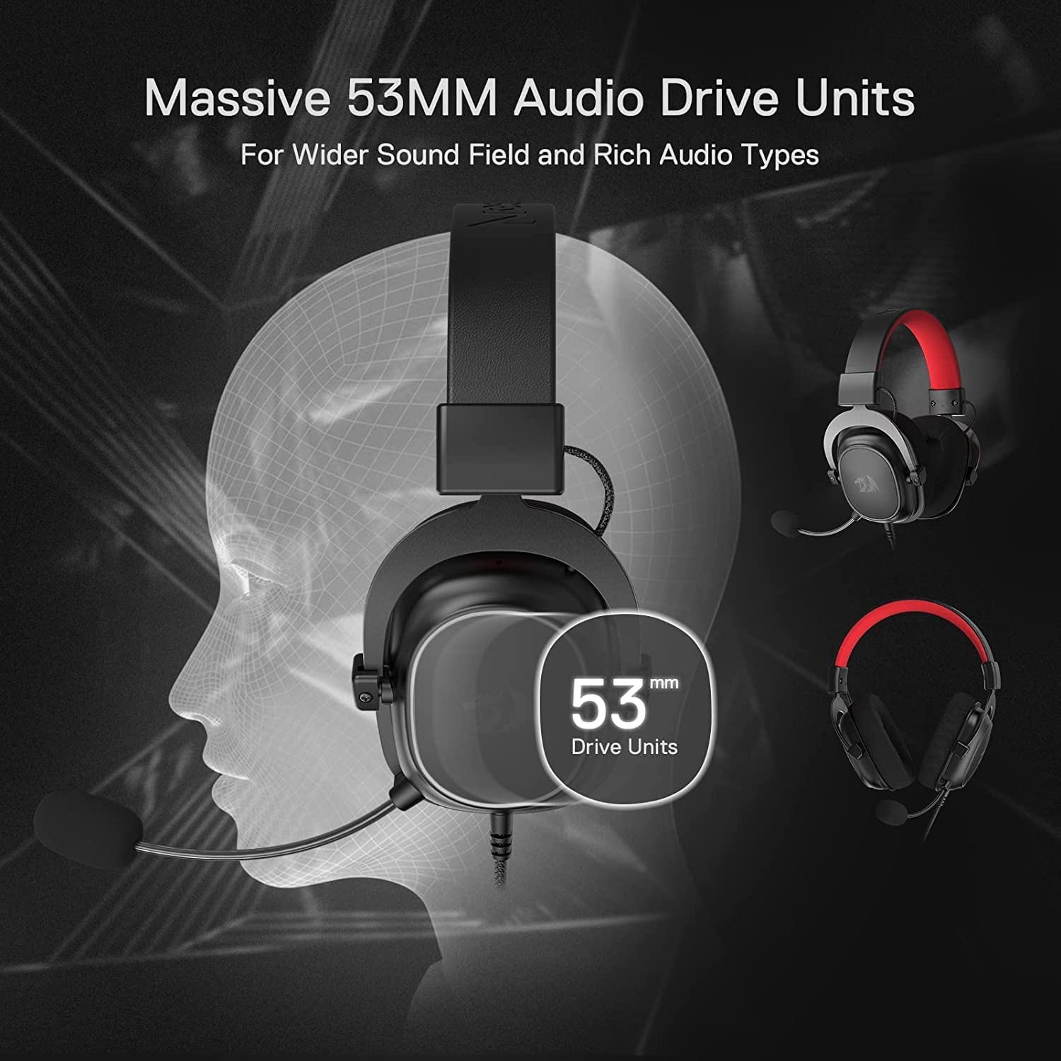 (Refurbished) Redragon Zeus X H510 - RGB Gaming Headset with 7.1 Surround Sound