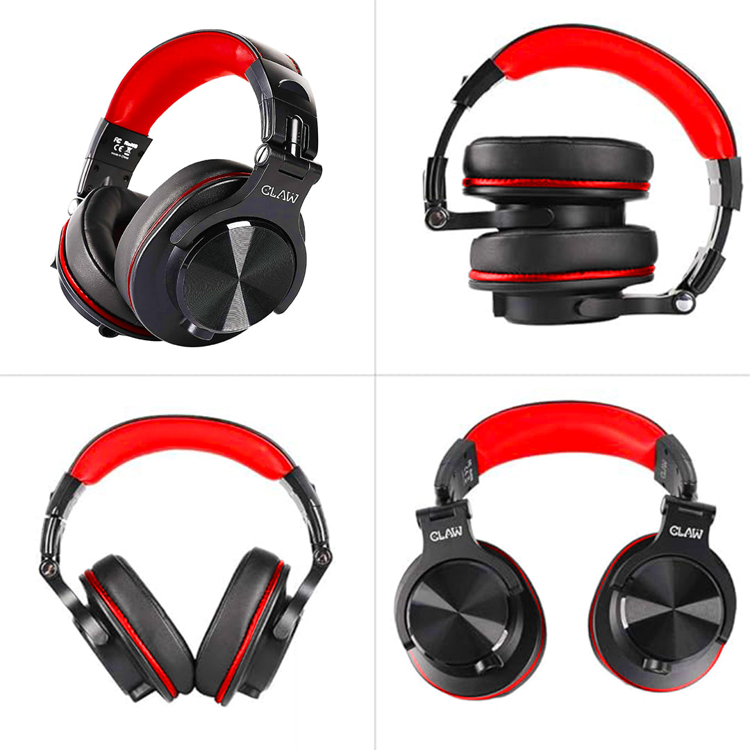 CLAW SM50 PRO - Studio Monitoring Headphone (Red) (Use Code ORIGIN10 to Get 10% DIscount)