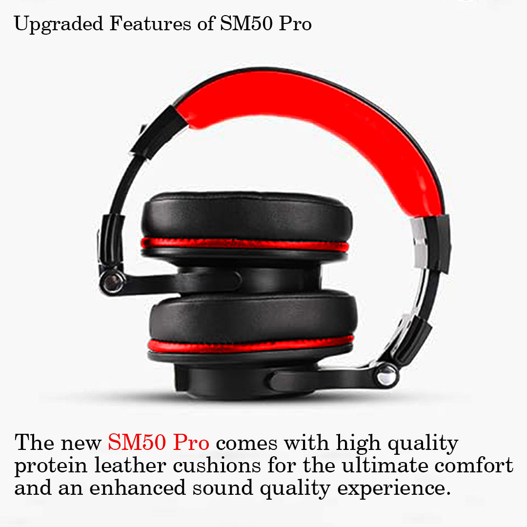 CLAW SM50 PRO - Studio Monitoring Headphone (Red) (Use Code ORIGIN10 to Get 10% DIscount)