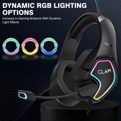 CLAW GH40 - RGB Gaming Headset with Microphone