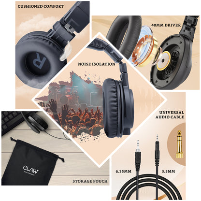 Claw SM70 - Studio Monitoring Wired Headphone