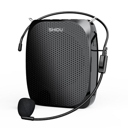 (Refurbished) Shidu S258 Type C - Wired Portable Voice Amplifier  (Black)
