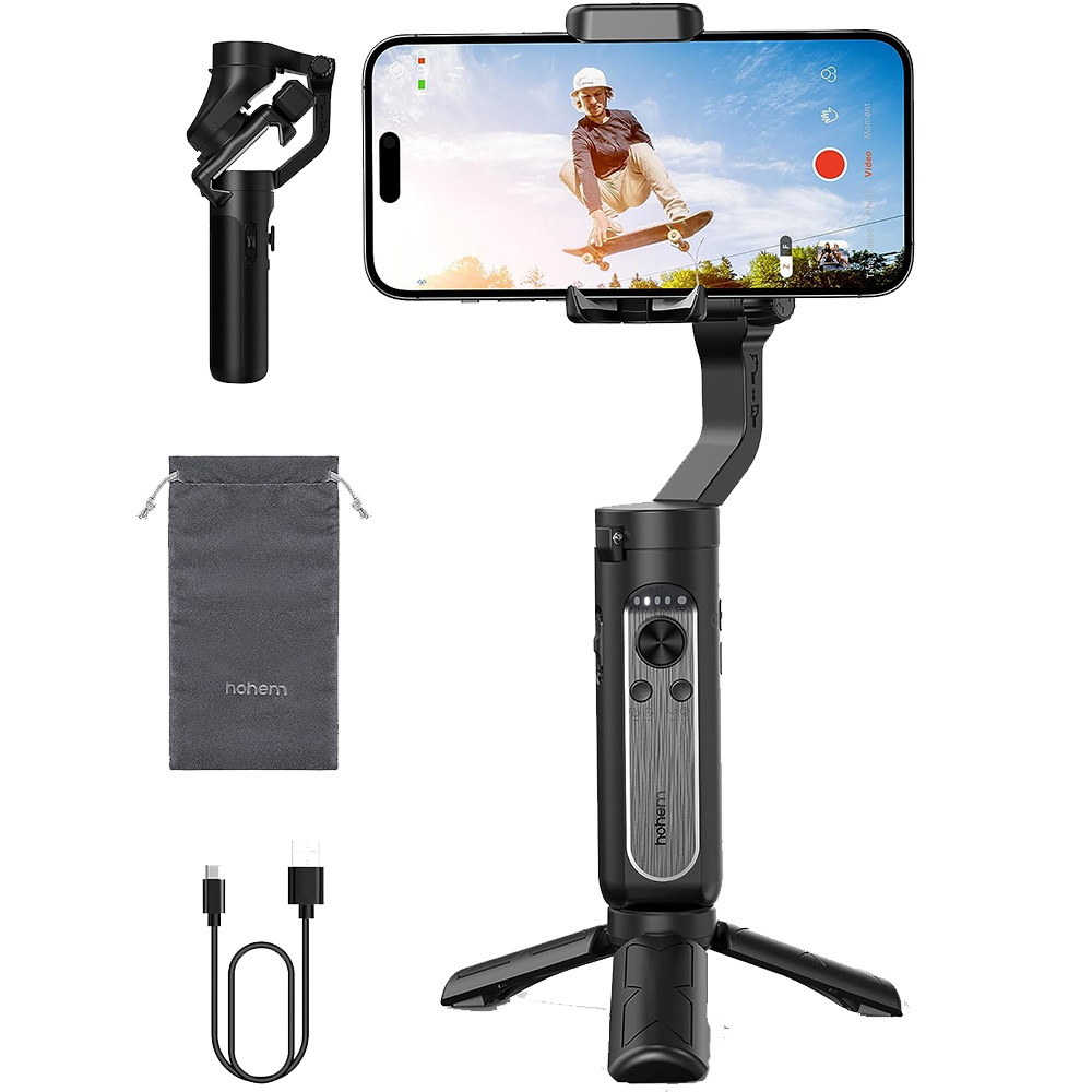 (Refurbished) Hohem iSteady XE - 3 Axis Handheld Pocket Gimbal (Black)