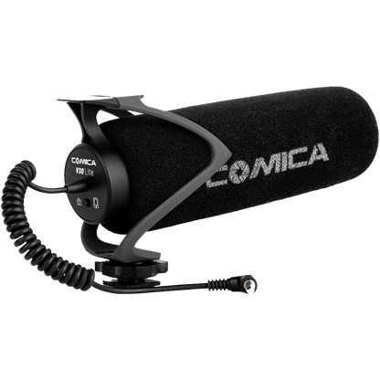 Comica V30 LITE - Super Cardioid Condenser Shotgun Microphone (Black)