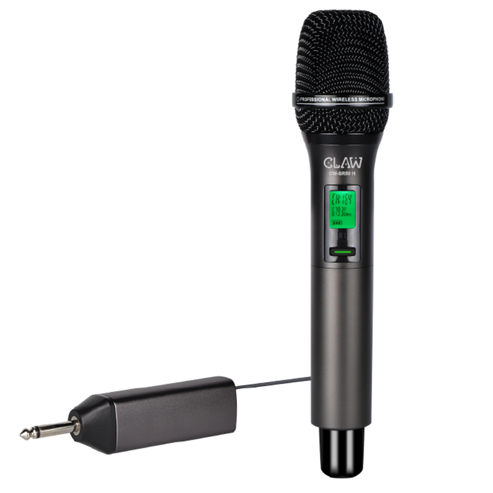 Claw CWSR50H - UHF Wireless Dynamic Microphone with Plug and Play Receiver