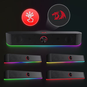 Redragon Adiemus GS560 - RGB 2.0 Channel USB Wired Soundbar