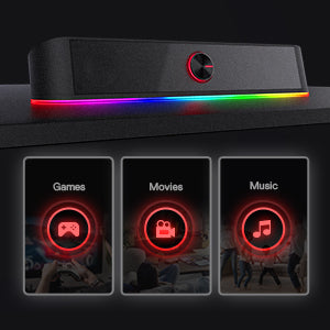 Redragon Adiemus GS560 - RGB 2.0 Channel USB Wired Soundbar