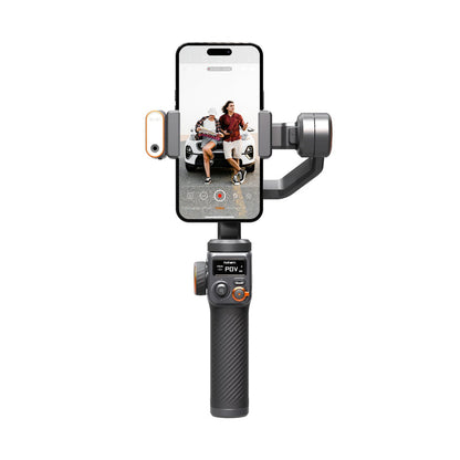 Hohem M6 Kit - 3 Axis Mobile Gimbal with OLED Display and Magnetic Fill Light with AI Vision Sensor