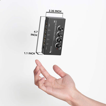 (Refurbished) FIFINE N6 - Headphone Amplifier With Stereo Output and Individual Volume Controls