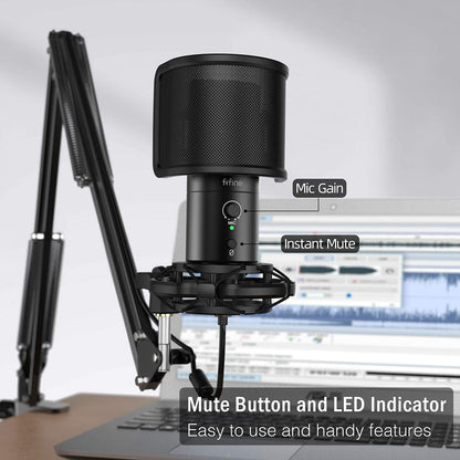 (Refurbished) Fifine T683 - USB Microphone Kit