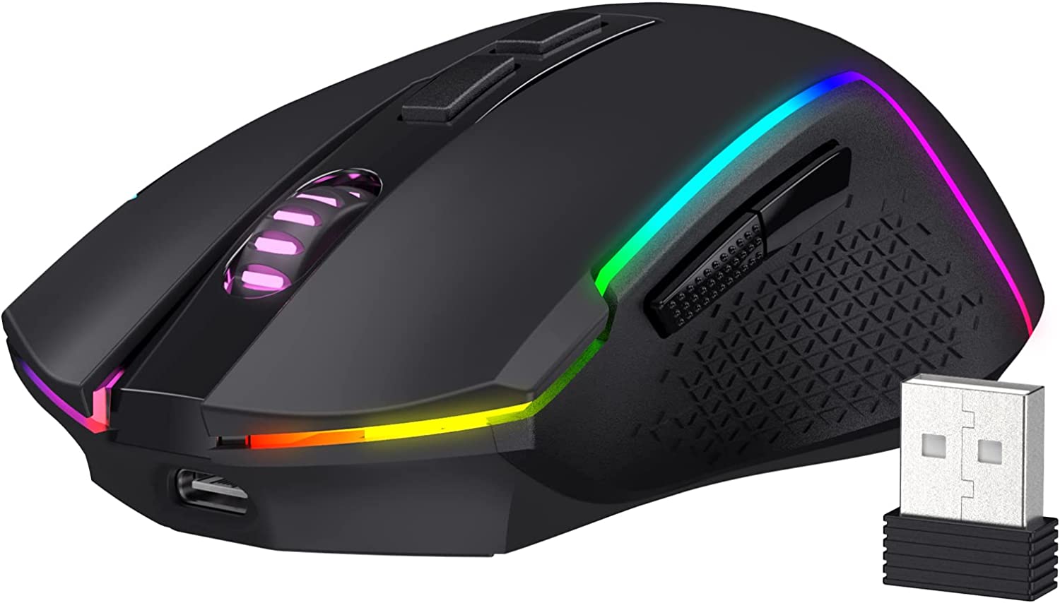 (Refurbished) Redragon Trident Pro M693 (Wired, Wireless and Bluetooth) RGB