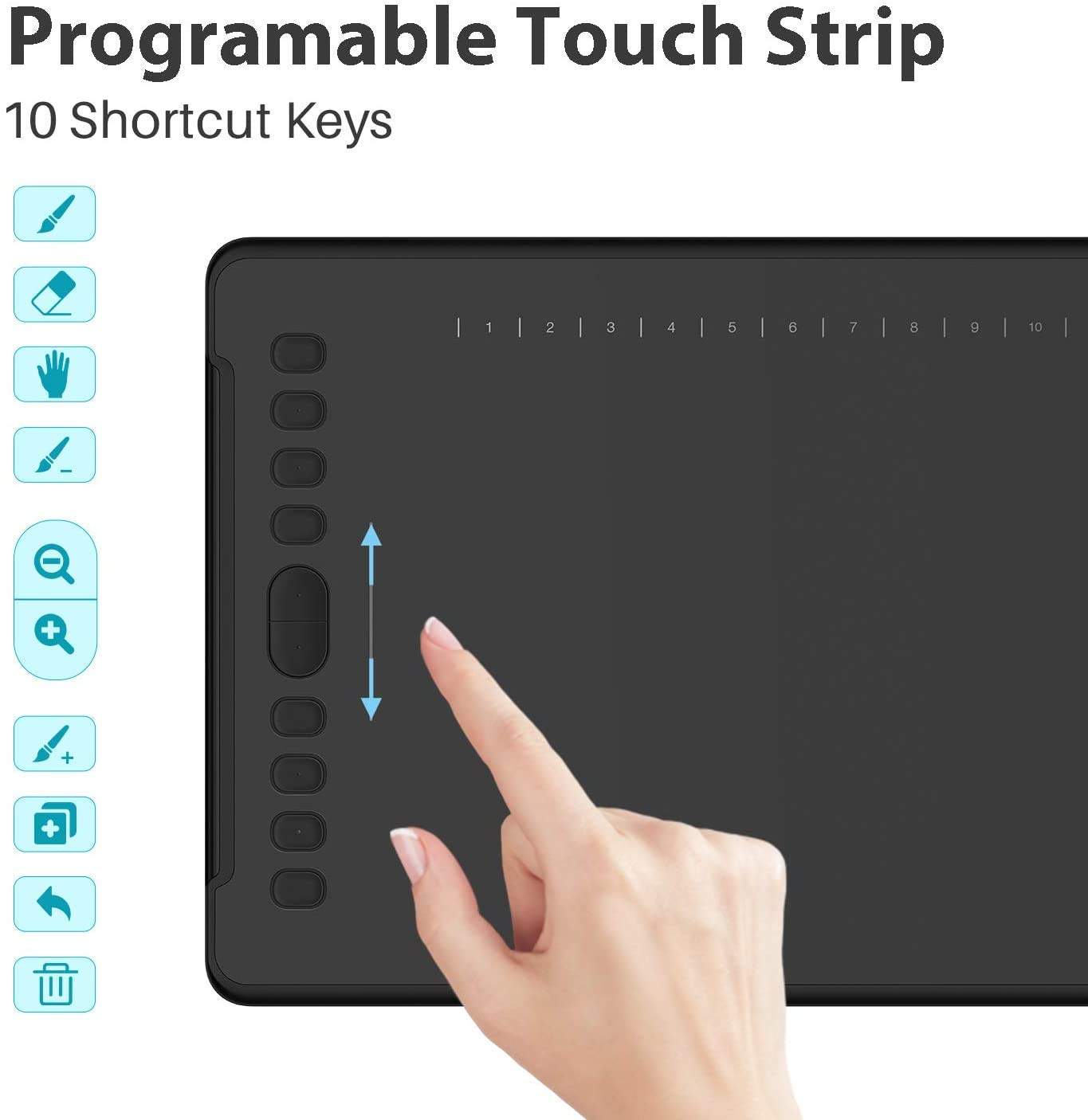 Huion Inspiroy H1161 - Wired Digital Graphic Tablet