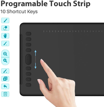 Huion Inspiroy H1161 - Wired Digital Graphic Tablet