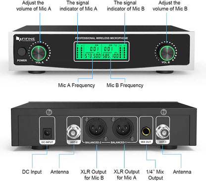 FIFINE K040 - Wireless Handheld Microphone System