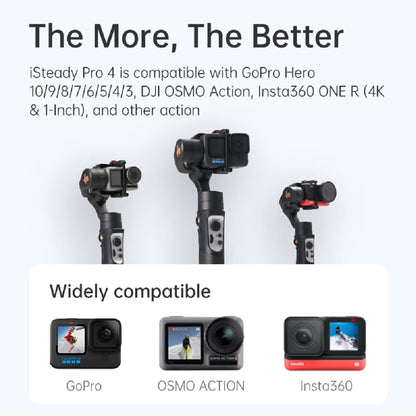 Hohem iSteady Pro 4 - Handheld Gimbal for Action Camera