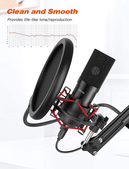(Refurbished) Fifine T732 - USB Microphone Kit