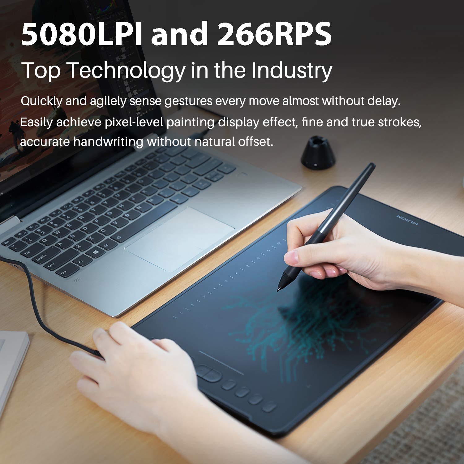 Huion Inspiroy H1161 - Wired Digital Graphic Tablet