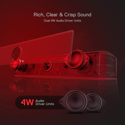 Redragon Adiemus GS560 - RGB 2.0 Channel USB Wired Soundbar