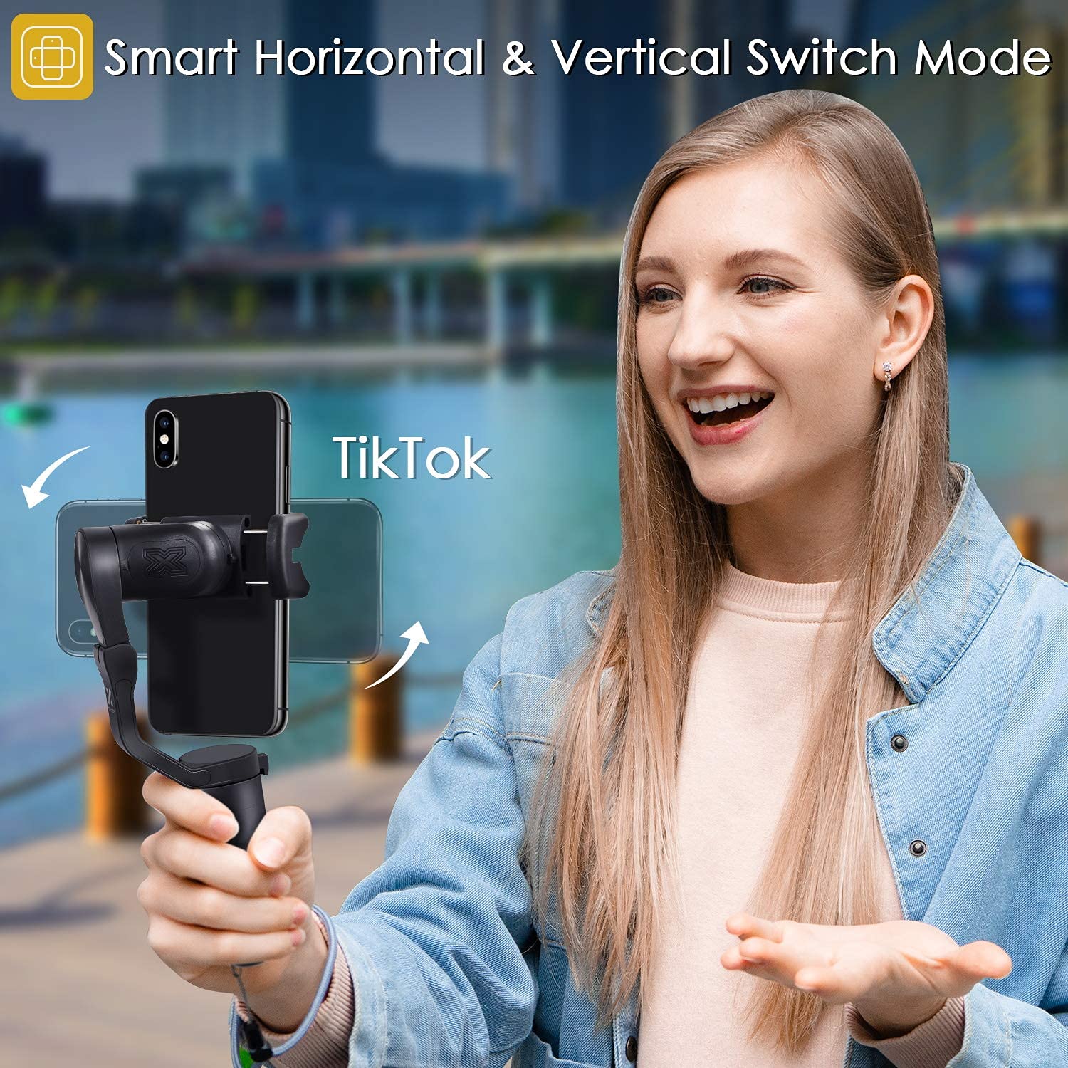 (Refurbished) Hohem iSteady X - Handheld Pocket Gimbal (Black)