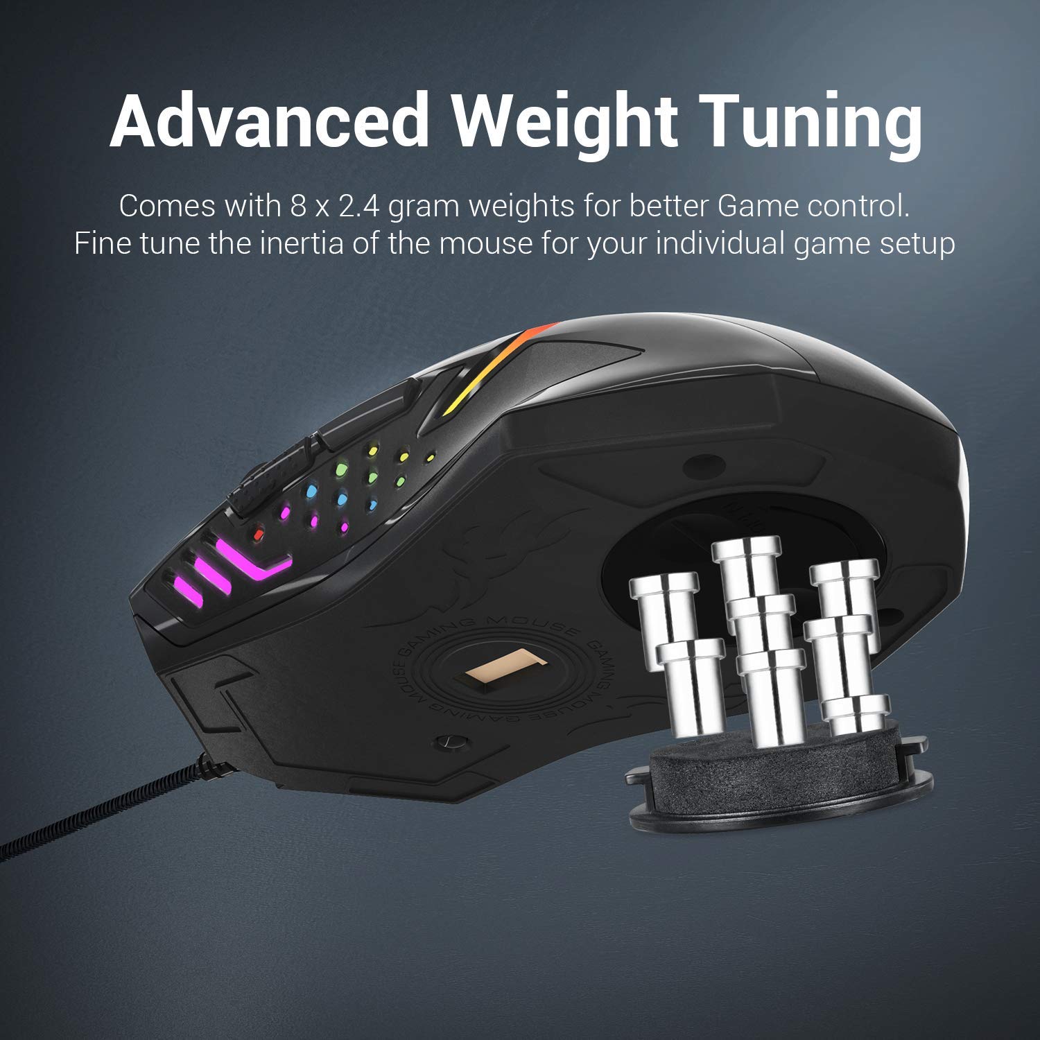 Redragon Centrophorus M601 - RGB Wired Mouse