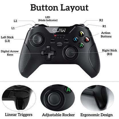 CLAW Shoot Wireless Gamepad for PC only (Use Code ORIGIN10 to Get 10% DIscount)